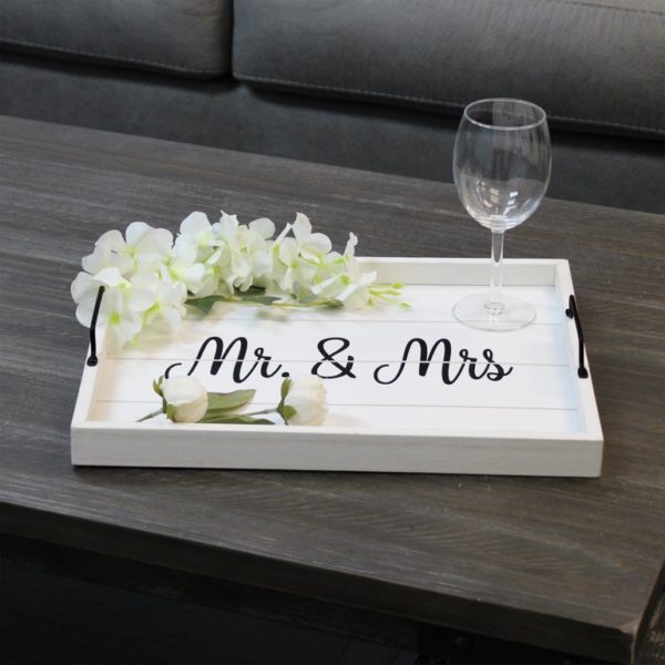 Mr & Mrs Decorative Tray